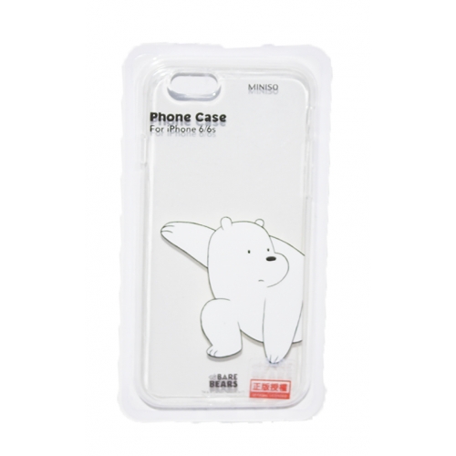 Чехол Iphone 6 | 6S Белый медведь, Силикон