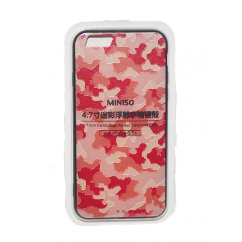Чехол Iphone 6 | 6S Красный камуфляж